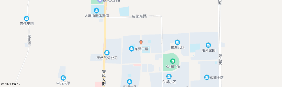 大庆东湖411号楼_公交站地图_大庆公交_妙搜公交查询2024