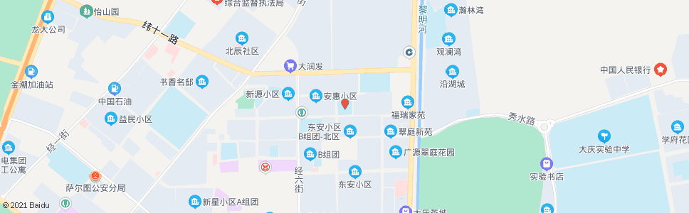 大庆庆风小学_公交站地图_大庆公交_妙搜公交查询2025