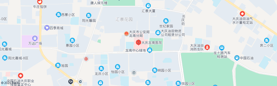 大庆南区医院_公交站地图_大庆公交_妙搜公交查询2024