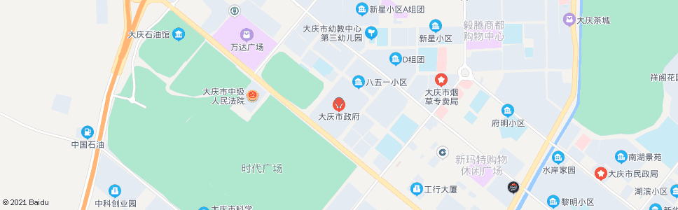 大庆市政府_公交站地图_大庆公交_妙搜公交查询2024