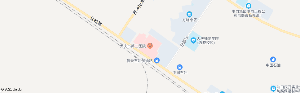 大庆三厂医院_公交站地图_大庆公交_妙搜公交查询2024