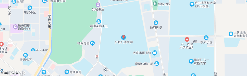 大庆东北石油大学_公交站地图_大庆公交_妙搜公交查询2024