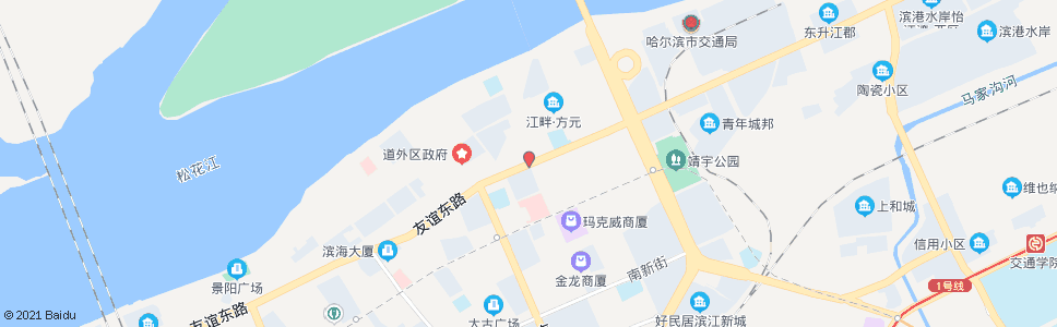 哈尔滨道外十六道街_公交站地图_哈尔滨公交_妙搜公交查询2024