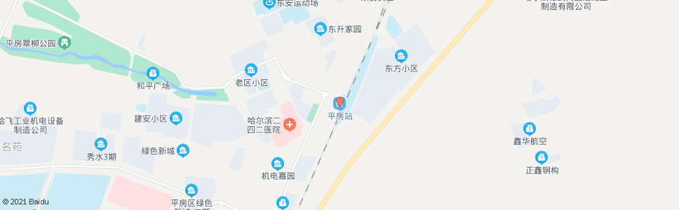 哈尔滨平房_公交站地图_哈尔滨公交_妙搜公交查询2025