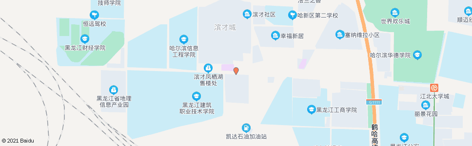 哈尔滨滨才城_公交站地图_哈尔滨公交_妙搜公交查询2024