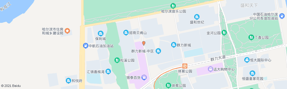 哈尔滨丽江路群力第一大道_公交站地图_哈尔滨公交_妙搜公交查询2024