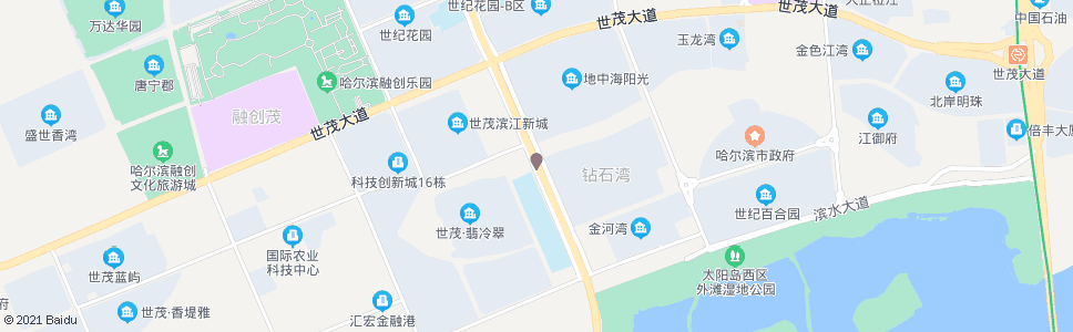 哈尔滨龙翔路与祥安南大街交口_公交站地图_哈尔滨公交_妙搜公交查询2024