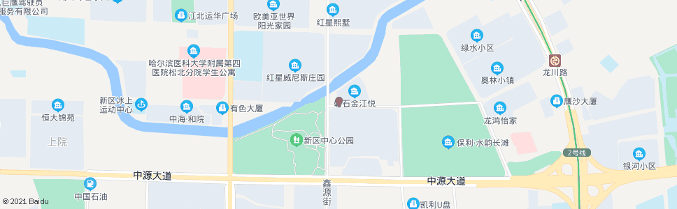 哈尔滨龙川路(江安街口)_公交站地图_哈尔滨公交_妙搜公交查询2024