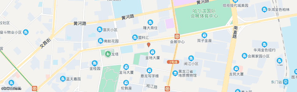 哈尔滨(韩亚银行)市老龄委_公交站地图_哈尔滨公交_妙搜公交查询2024