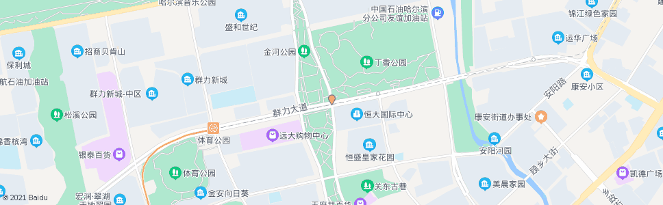 哈尔滨群力大道(景江东路路口)_公交站地图_哈尔滨公交_妙搜公交查询2025