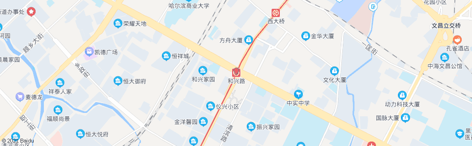 哈尔滨和兴路_公交站地图_哈尔滨公交_妙搜公交查询2024