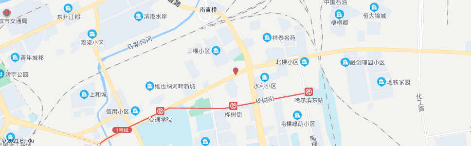 哈尔滨二商店_公交站地图_哈尔滨公交_妙搜公交查询2024