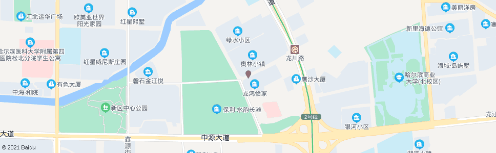 哈尔滨龙川路(江都街口)_公交站地图_哈尔滨公交_妙搜公交查询2024