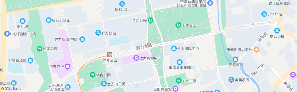 哈尔滨景江西路(群力第四大道路口)_公交站地图_哈尔滨公交_妙搜公交查询2025