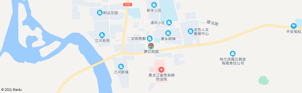 哈尔滨萧红故居_公交站地图_哈尔滨公交_妙搜公交查询2025