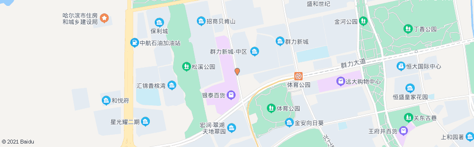 哈尔滨丽江路群力第二大道口_公交站地图_哈尔滨公交_妙搜公交查询2025