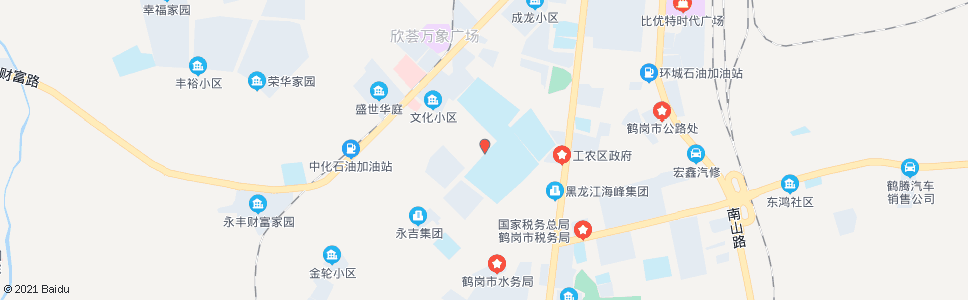 鹤岗公交九公司(一中)_公交站地图_鹤岗公交_妙搜公交查询2024