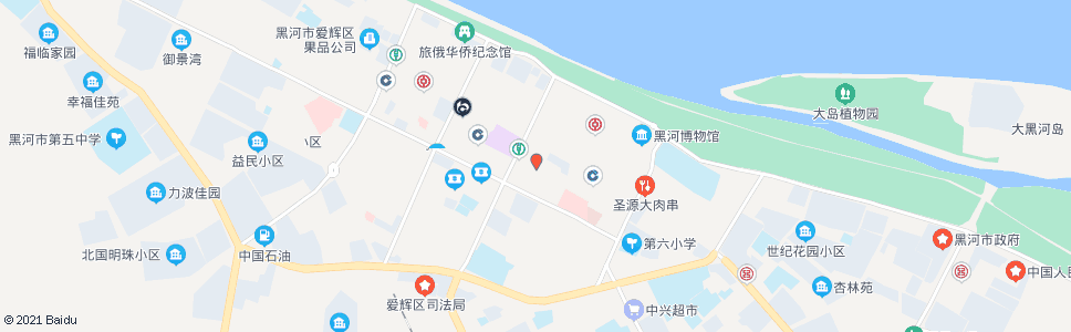 黑河兴安街移动_公交站地图_黑河公交_妙搜公交查询2024