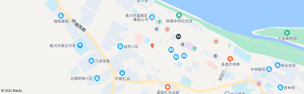 黑河强强批发部_公交站地图_黑河公交_妙搜公交查询2024