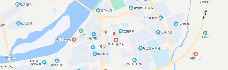 牡丹江造纸医院_公交站地图_牡丹江公交_妙搜公交查询2024