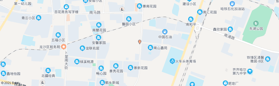 齐齐哈尔新工木材厂宿舍_公交站地图_齐齐哈尔公交_妙搜公交查询2024