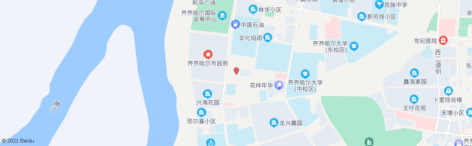 齐齐哈尔粮食局_公交站地图_齐齐哈尔公交_妙搜公交查询2024