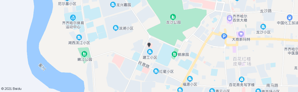 齐齐哈尔公安医院_公交站地图_齐齐哈尔公交_妙搜公交查询2024