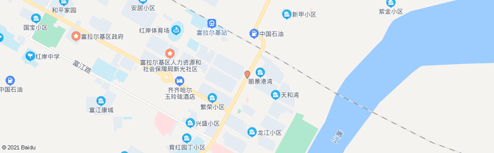 齐齐哈尔向阳桥(北)_公交站地图_齐齐哈尔公交_妙搜公交查询2024