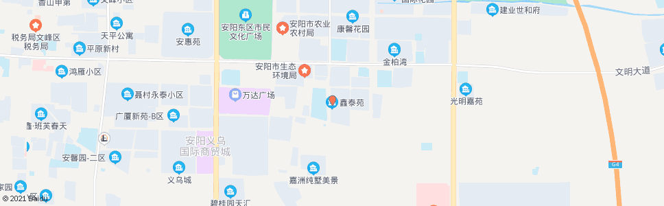 安阳鑫泰苑_公交站地图_安阳公交_妙搜公交查询2024