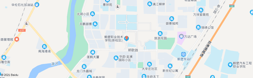 鹤壁鹤壁职业技术学院_公交站地图_鹤壁公交_妙搜公交查询2024