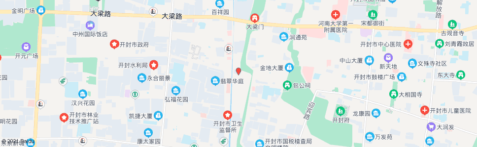 开封市政机械厂(花卉市场南头)_公交站地图_开封公交_妙搜公交查询2024