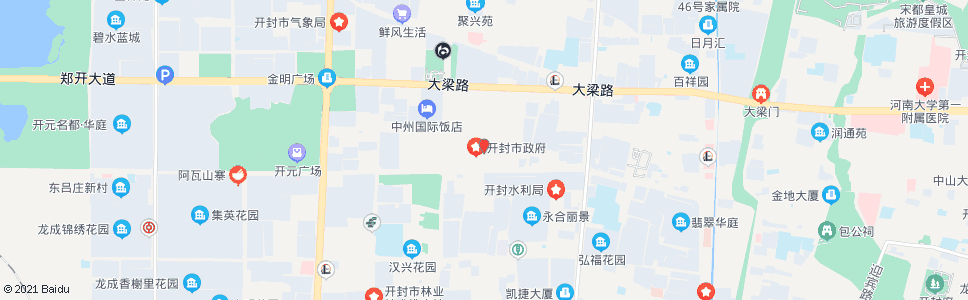 开封开封市委_公交站地图_开封公交_妙搜公交查询2024