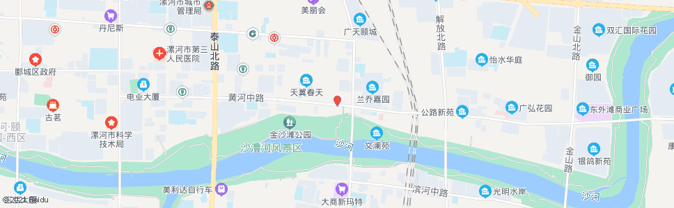 漯河老桥沙北医院_公交站地图_漯河公交_妙搜公交查询2024