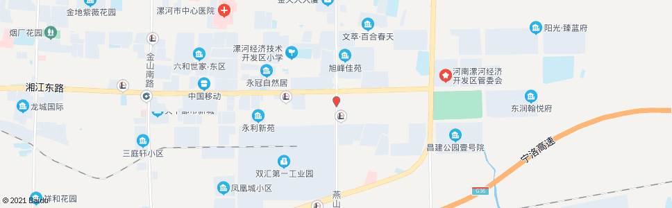 漯河湘江路口_公交站地图_漯河公交_妙搜公交查询2024