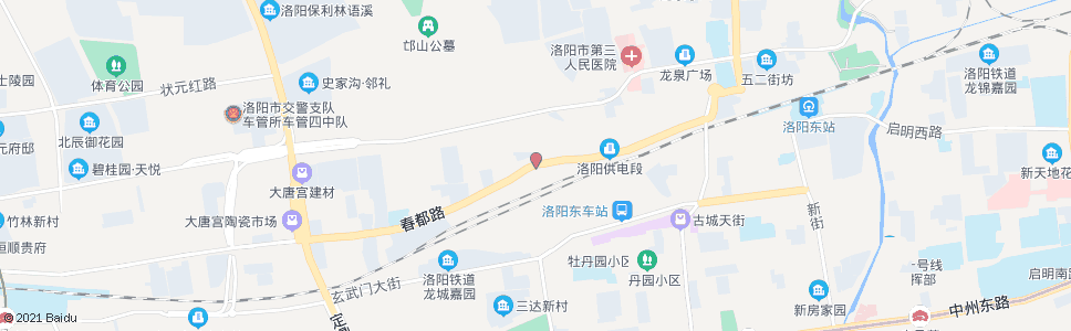 洛阳春都东路龙光街口_公交站地图_洛阳公交_妙搜公交查询2024