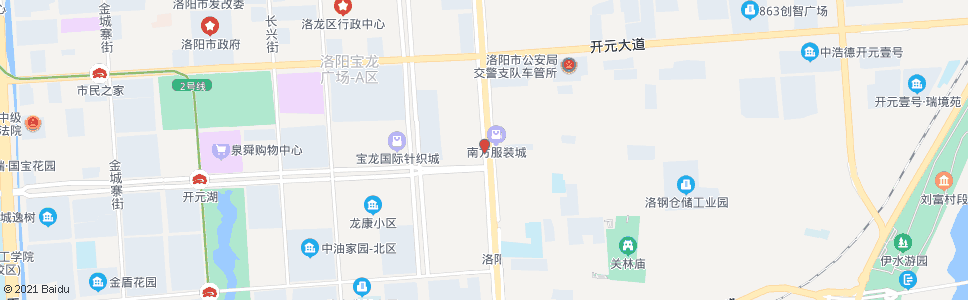 洛阳关林市场西(牡丹大道定鼎门街口)_公交站地图_洛阳公交_妙搜公交查询2024