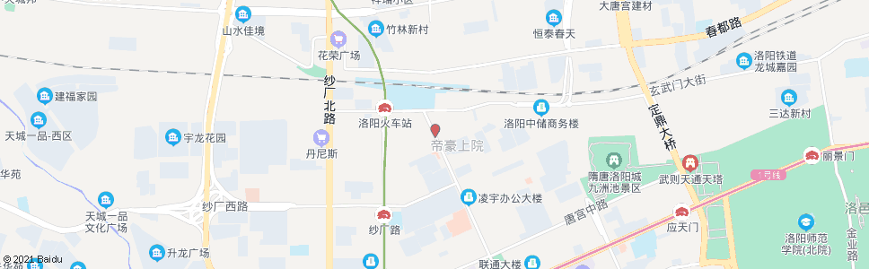 洛阳洛阳站(春晴路金谷园路口)_公交站地图_洛阳公交_妙搜公交查询2024