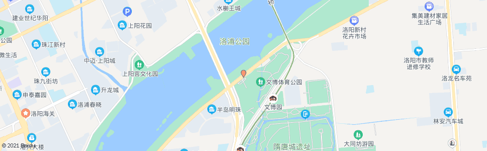 洛阳纱厂北路王城大道口东_公交站地图_洛阳公交_妙搜公交查询2024