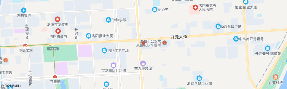 洛阳关林家具广场(开元大道忠义街口)_公交站地图_洛阳公交_妙搜公交查询2024