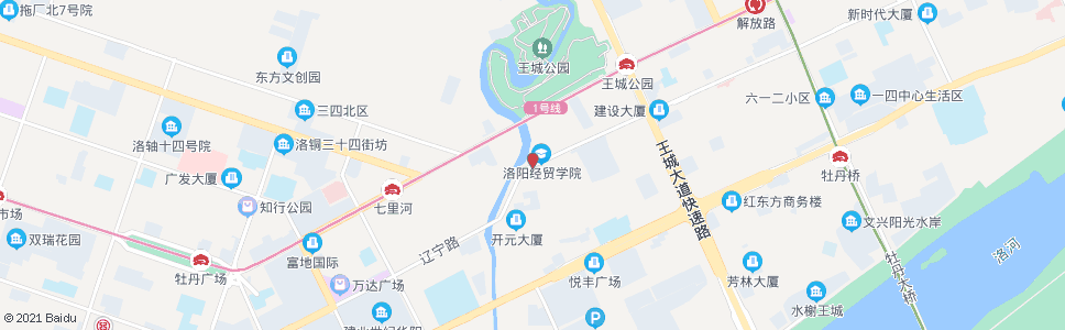 洛阳凯旋西路涧东路口_公交站地图_洛阳公交_妙搜公交查询2024