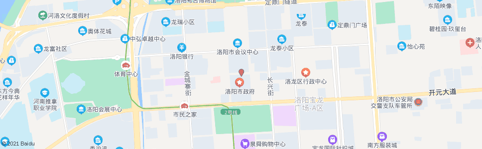 洛阳市政府北门(政和路市府东街口西)_公交站地图_洛阳公交_妙搜公交查询2024