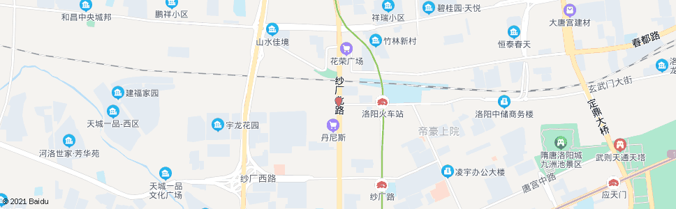 洛阳道南路纱厂北路口_公交站地图_洛阳公交_妙搜公交查询2024