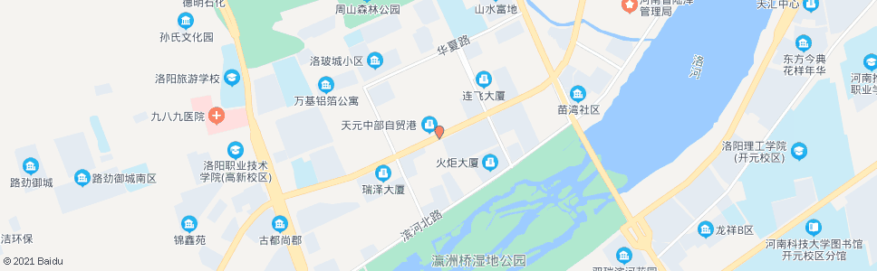 洛阳河洛路卓飞路口_公交站地图_洛阳公交_妙搜公交查询2024