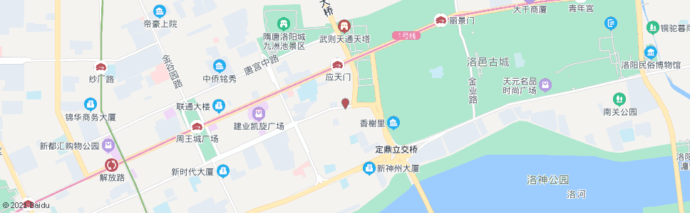 洛阳凯旋东路定鼎南路口西_公交站地图_洛阳公交_妙搜公交查询2024