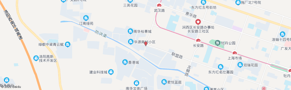 洛阳联盟路武汉路口_公交站地图_洛阳公交_妙搜公交查询2024