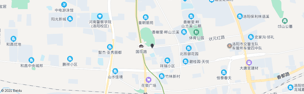 洛阳状元红路陵园路口_公交站地图_洛阳公交_妙搜公交查询2024