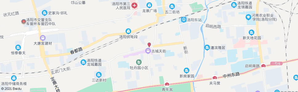 洛阳环城北路古仓街口_公交站地图_洛阳公交_妙搜公交查询2024