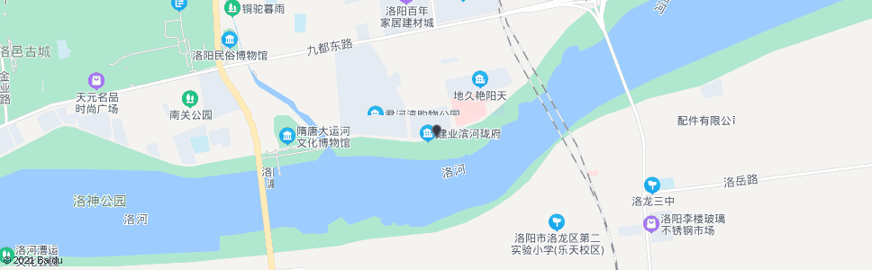 洛阳滨河北路启明南路口西_公交站地图_洛阳公交_妙搜公交查询2024