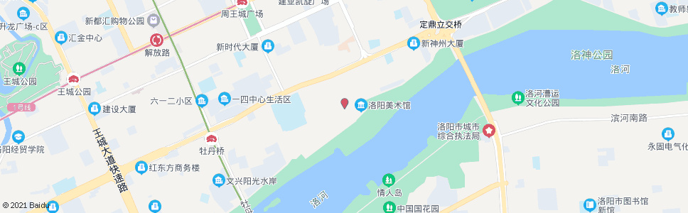 洛阳滨河北路美术馆街口西_公交站地图_洛阳公交_妙搜公交查询2024