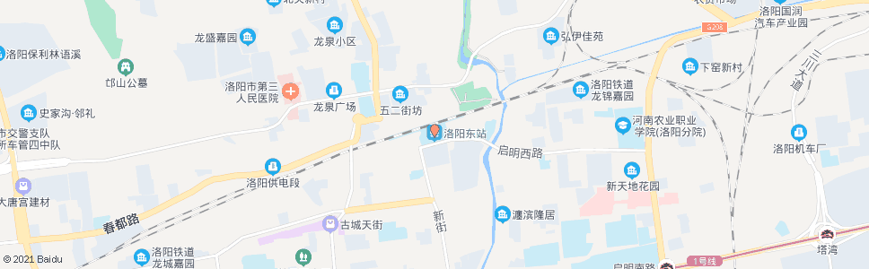 洛阳学院路东岗_公交站地图_洛阳公交_妙搜公交查询2024